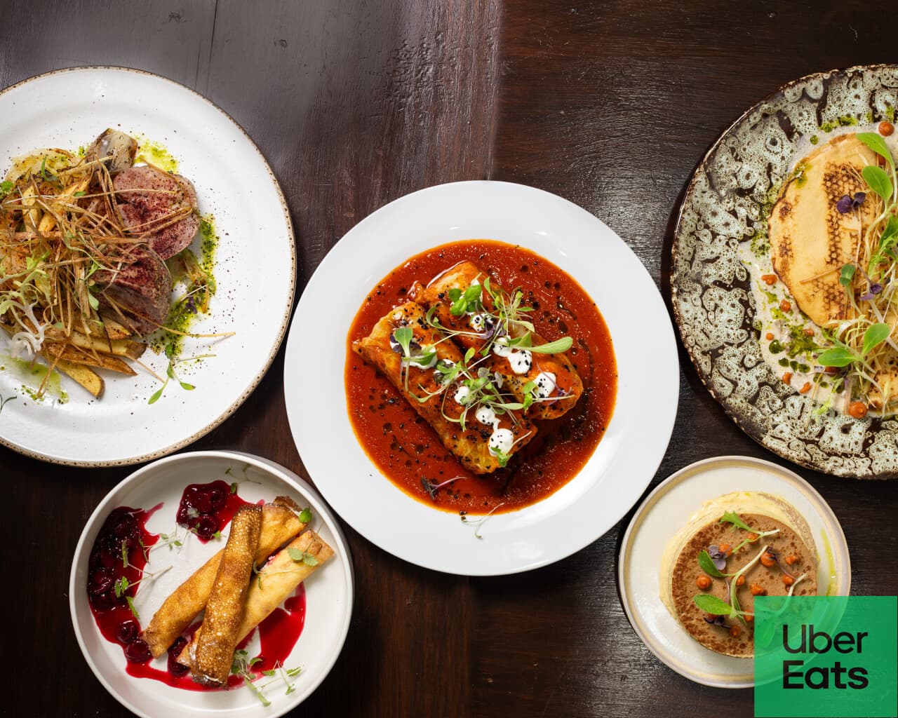 European cuisine with a Ukrainian touch